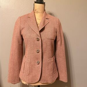 Faconnable Women's Blazer in Soft Pink